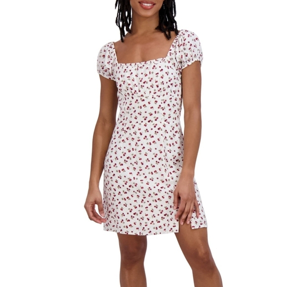 Aeropostale Dresses & Skirts - Aeropostale White and Red Floral Mini Dress